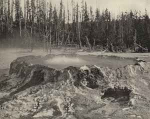 The Punch Bowl, Parque Nacional de Yellowstone (foto a p/b) de American Photographer (after)