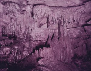 O Trono, Caverna Wyandotte (foto a p/b) de American Photographer (after)