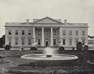 A Casa Branca, Washington City (foto a p/b) de American Photographer (after)