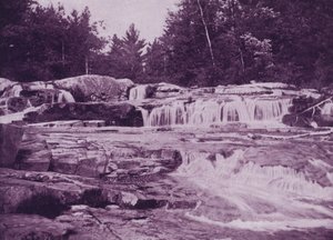 Upper Jackson Falls, Wild-Cat River, New Hampshire (foto a p/b) de American Photographer (after)
