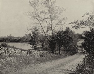 Windham Frog Pond, Windham, Connecticut (foto a p/b) de American Photographer (after)