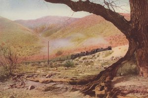 Subindo o Cajon Pass, Califórnia (foto colorida) de American Photographer