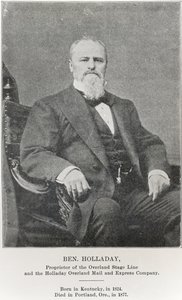 Ben Holladay (1824-77) (foto a p/b) de American Photographer