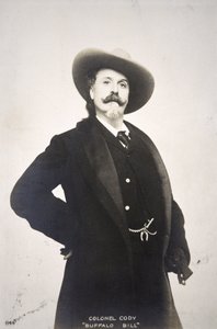 Buffalo Bill (1846-1917) cartão postal de American Photographer