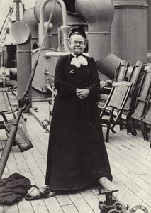 Carrie Nation (1846-1911), ativista americana da temperança radical, c1905 (fotografia a preto e branco) de American Photographer