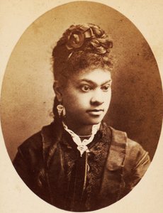 Carte de visite de jovem mulher afro-americana, c.1870