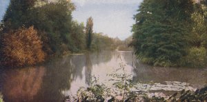 Chicago: Vista da lagoa, Washington Park (fotografia a cores) de American Photographer