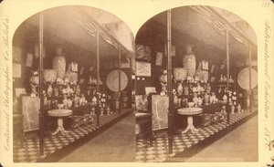 Coleção de vasos, urnas e telas japonesas, Corte Japonesa, Exposição Internacional do Centenário de American Photographer