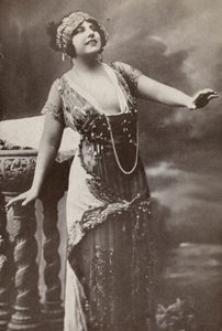 Geraldine Farrar, como "Tosca" (fotografia a preto e branco) de American Photographer