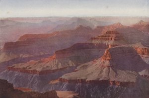 Grand Canyon, Arizona, Pôr do sol a partir de Hopi Point (fotografia colorida) de American Photographer