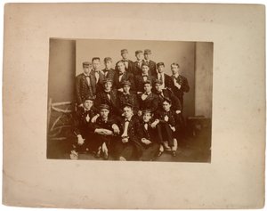 Classe de Hagers de 61 19 em número, c.1870 (foto sépia) de American Photographer
