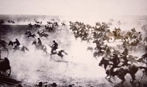 Homesteaders a correr para a faixa de Cherokee de American Photographer