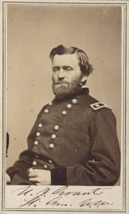 Major General Ulysses S. Grant, oficial do Exército Federal. de American Photographer