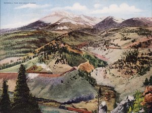 Marshall Pass e Monte Ouray (fotografia a cores) de American Photographer