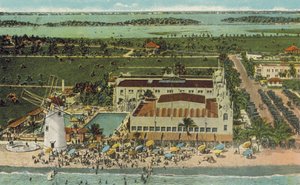 Miami, Florida, c 1925: Casino de Miami Beach (fotografia a cores) de American Photographer