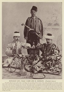 Monahan Levi, Isaac Cohn e H Hondon, judeus turcos
