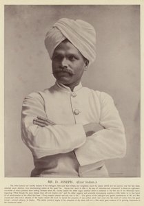 Mr D Joseph, indianos do leste