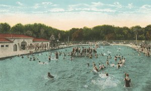 Nova Orleães: Piscina do Parque da Cidade (fotografia a cores) de American Photographer