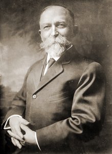 Retrato de John Harvey Kellogg (1852 - 1943) (foto sépia)