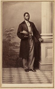 Retrato de um homem, década de 1860 (foto) de American Photographer