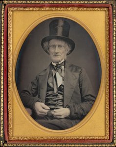 Retrato de um homem,c. 1850 (foto) de American Photographer
