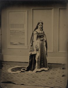 Retrato de uma mulher, década de 1880 (foto) de American Photographer