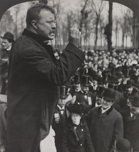 Presidente Roosevelt em Evanston de American Photographer