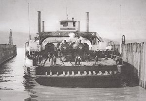 The Contra Costa Ferry, c.1920 (foto a p/b) de American Photographer