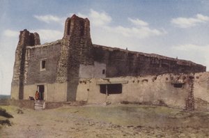 A Igreja Velha, Pueblo de Acoma, Novo México (fotografia colorida) de American Photographer