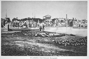 A cidade arruinada de Richmond, Virgínia, no final da guerra (foto a p/b) de American Photographer