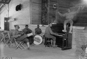 Banda de Jazz do Exército dos EUA, 1914-18 de American Photographer