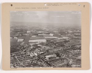Vista de Hershey, Pennsylvania, 26 de Maio de 1931 (foto a p/b) de American Photographer