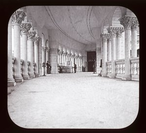 Worlds Columbian Exposition: Fisheries Colonade, Chicago, 1893 (lamparina) de American Photographer