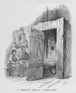 Um Quarto "Reservado" num Galpão de Alojamento (litho) de American School