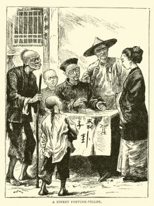 Uma cartomante de rua de American School