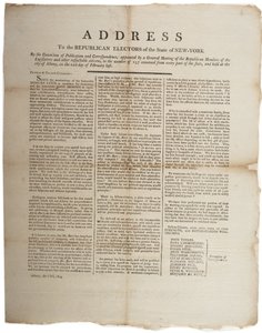 Discurso aos eleitores republicanos do estado de Nova York, 6 de abril de 1804 de American School