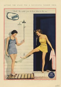 Anúncio para DuPont Acele Yarn, 1936 de American School
