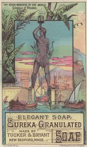 Propaganda para Eureka granulado Soap, 1881 de American School