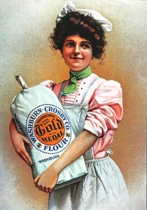 Propaganda da farinha Gold Medal de American School