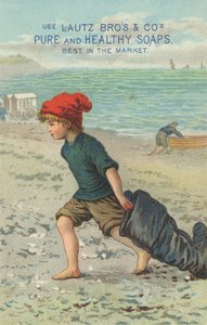 Propaganda para Lautz Bros & Cos Sabonetes Puros e Saudáveis, c.1880 de American School