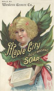 Propaganda para Maple City Self Washing Soap, c.1880 de American School