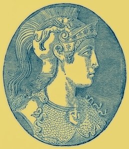 Athene, ilustração da história da Grécia por Victor Duruy, publicado em 1890 (imagem digital melhorada) de American School