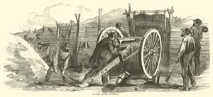 Bateria antes de Petersburgo, junho de 1864 de American School