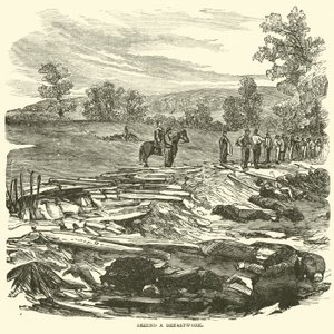 Atrás de um peitoral, setembro de 1862 de American School