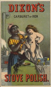 Mulher Negra criança polidora de American School