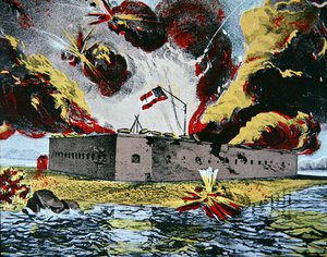 Bombardeamento de Fort Pulaski, Cockspur Island, Geórgia de American School