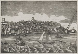 Brooklyn, Nova Iorque (gravura em xilogravura) de American School