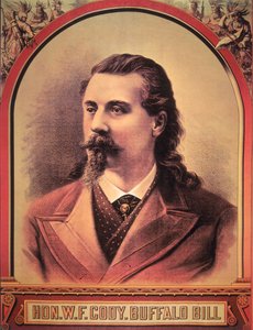 Buffalo Bill (1846-1917) 1886 (cor litho) de American School
