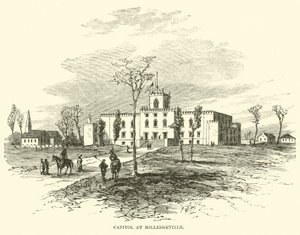 Capitólio em Milledgeville, novembro de 1864 de American School