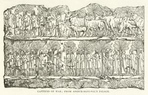 Cativos da Guerra; do palácio de Assur-bani-pals de American School